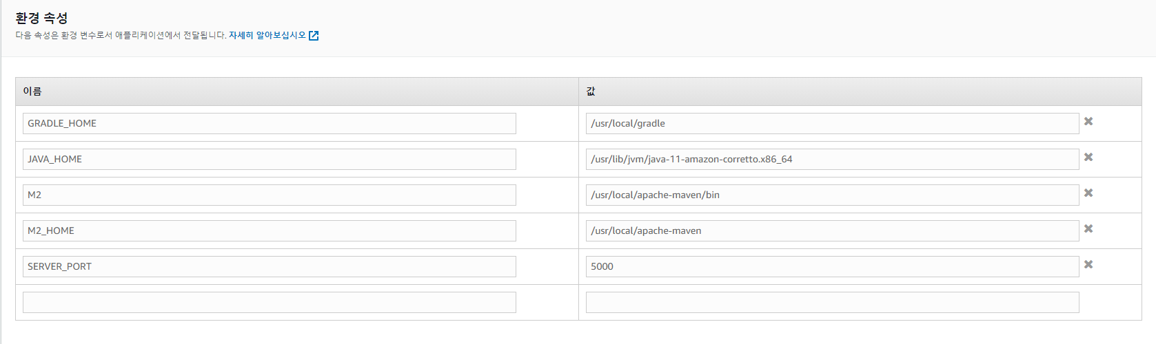 SERVER_PORT 환경 속성