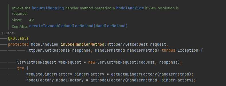 Spring 4.2+ invokeHandlerMethod